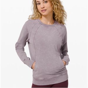 Lululemon Scuba Crew * Washed Lunar Rock